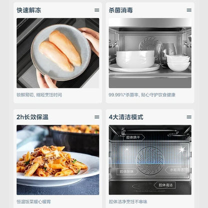 Midea MMC09S15ABB: Combo Oven | Microwave, Steam, Grill, and Air Fryer | 23L