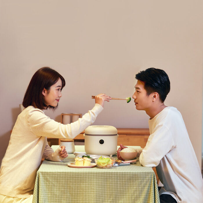 Bear RC-5L30A19: Rice Cooker | 3 L Mini Size | Multiple Functions | Iron Inner Pot