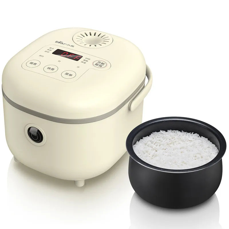 Bear RC-5L30A19: Rice Cooker | 3 L Mini Size | Multiple Functions | Iron Inner Pot