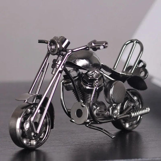 Creative Handcraft Metal Motorcycle Model Mini Motor Vehicles Diecast Metal Craft Best Collection Gifts Model Decoration Crafts