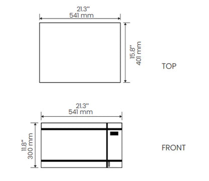 Vesta Tokyo 1.1 Cu. Ft. Countertop Microwave - Stainless Steel | YOURISHOP