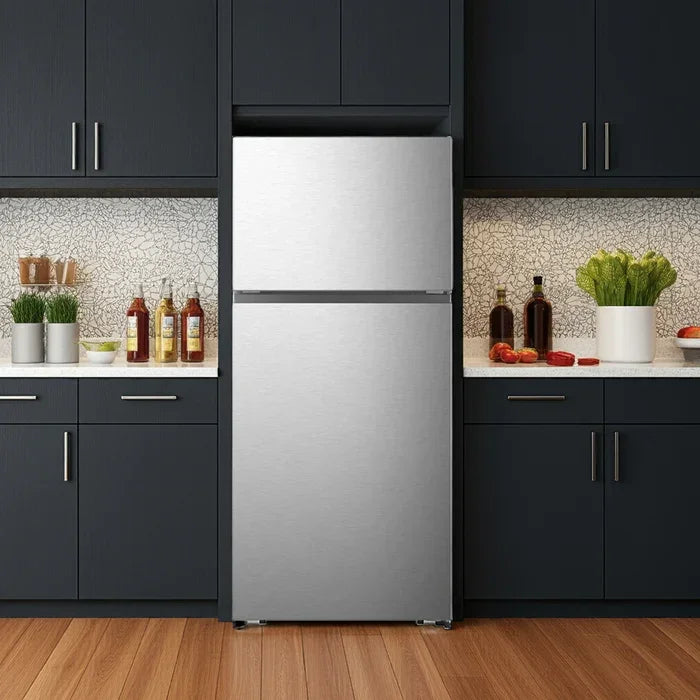 Vesta Whitehorse VRF-WHITEHORSE-30SS:  30" Stainless Steel Refrigerator with Top-Freezer