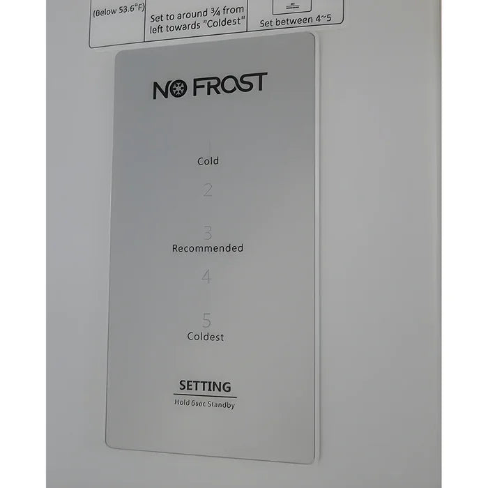 Vesta Whitehorse VRF-WHITEHORSE-30SS:  30" Stainless Steel Refrigerator with Top-Freezer