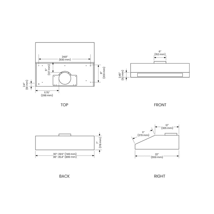 Vesta Boston Dimensions