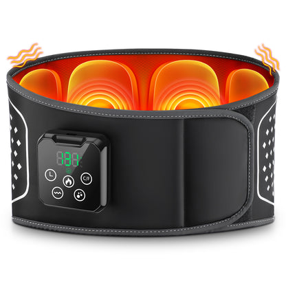 CET HLX1205: Air Bladder Squeeze Waist Massager with Touch Screen Controller Heating Vibration