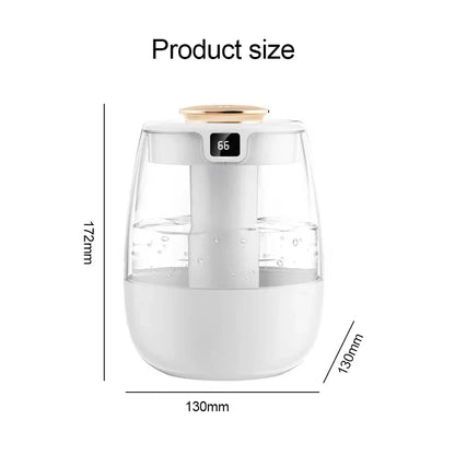Air Humidifier 1300ML Aroma Humidifier Double Spray Port Essential Oil Diffuser USB Water Humidifier with Light for Home Office - YOURISHOP.COM
