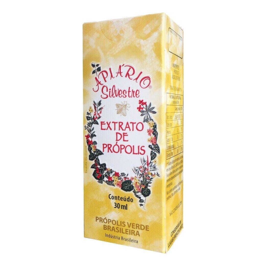 Apiario Propolis-30, Silvestre Brazilian Green Bee Propolis, Liquid Drop - YOURISHOP.COM