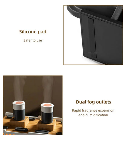 Aroma Humidifier Essential Oil Diffuser Aromatherapy Fragrance Diffuser for Home Ship Model Air Humidifier with Remote Control - YOURISHOP.COM