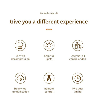 Aroma Humidifier Essential Oil Diffuser Aromatherapy Fragrance Diffuser for Home Ship Model Air Humidifier with Remote Control - YOURISHOP.COM