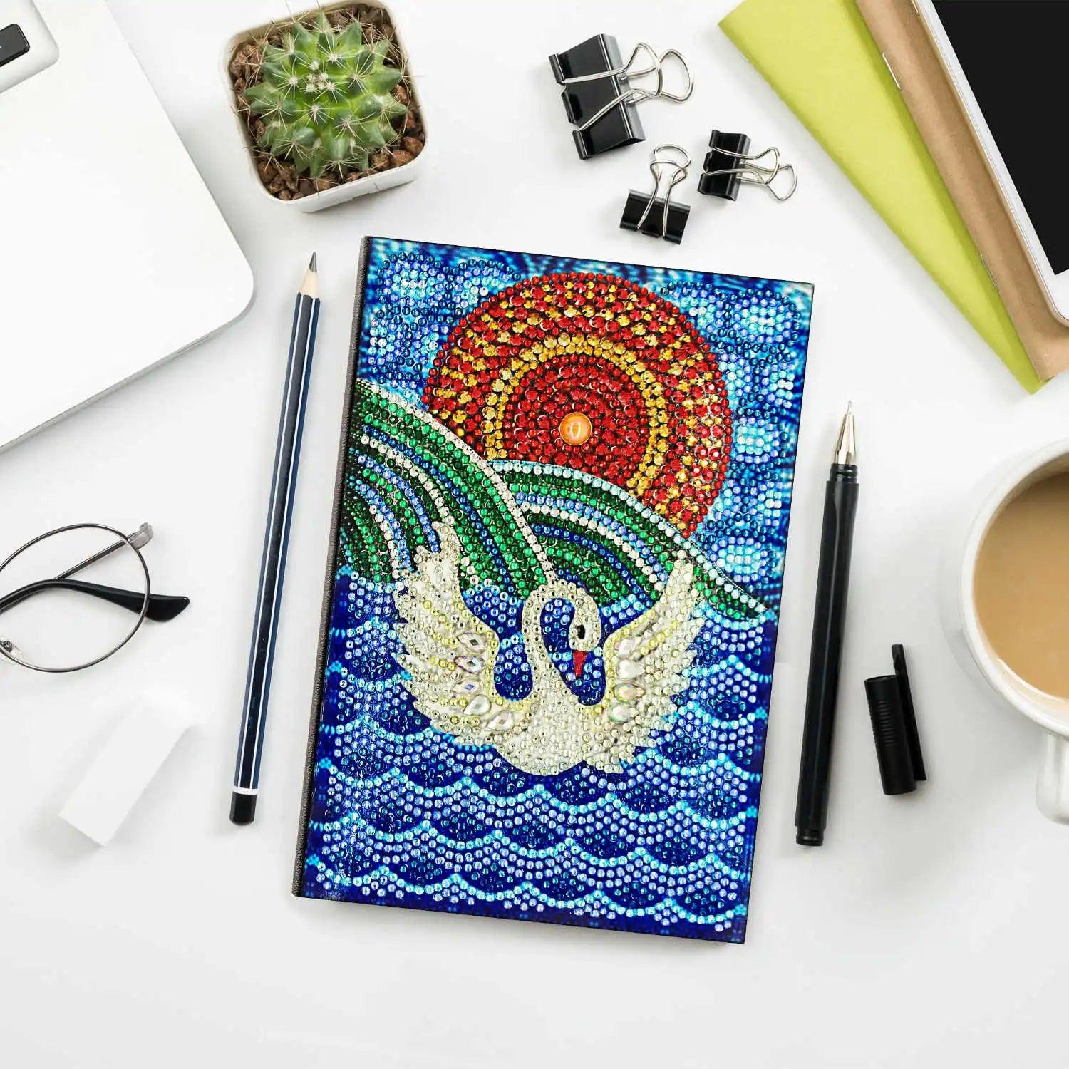 AZQSD Diamond Painting Mosaic Notebook Special Shaped Flower Mandala Patterns A5 Diary Book Embroidery Gift DIY - YOURISHOP.COM