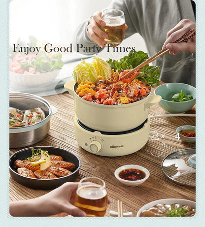 BEAR Cooking Pot DHG-B25Z2 | Multifunction like Hot Pot - YOURISHOP.COM