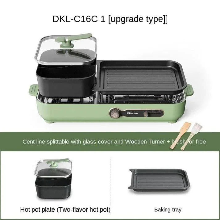 BEAR hot pot DKL-C16C2, Korean non-stick barbecue machine - YOURISHOP.COM