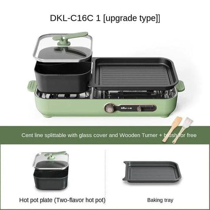 BEAR hot pot DKL-C16C2, Korean non-stick barbecue machine - YOURISHOP.COM