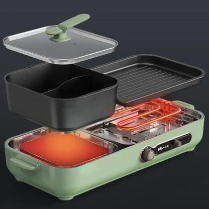 BEAR hot pot DKL-C16C2, Korean non-stick barbecue machine - YOURISHOP.COM