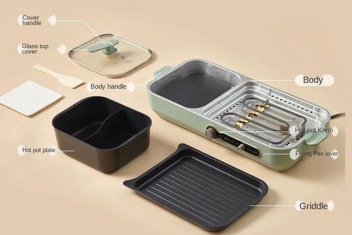 BEAR hot pot DKL-C16C2, Korean non-stick barbecue machine - YOURISHOP.COM