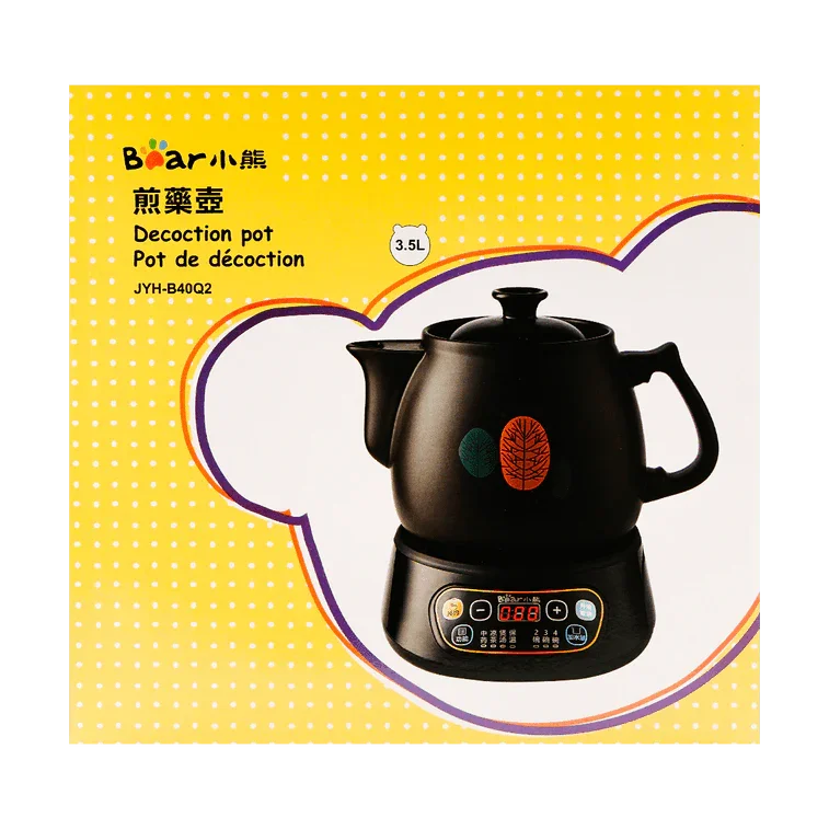 Bear JYH-B40Q2: Medicine Brewing Pot with Keep Warm Setting, 3.5 Liter - YOURISHOP.COM