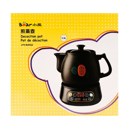 Bear JYH-B40Q2: Medicine Brewing Pot with Keep Warm Setting, 3.5 Liter - YOURISHOP.COM