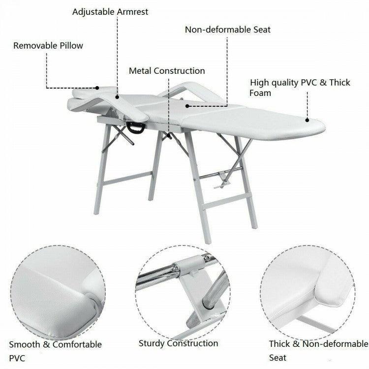 Bed Massage Table HB85026A| 73 Inch| Portable Tattoo Salon Facial - YOURISHOP.COM