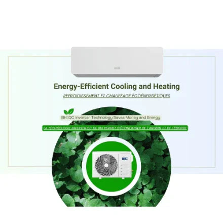 BHI Air Conditioner BHI-CH-12K115V-US-B | 12,000 BTU | 19 SEER2 | 600-Sq-Ft - YOURISHOP.COM