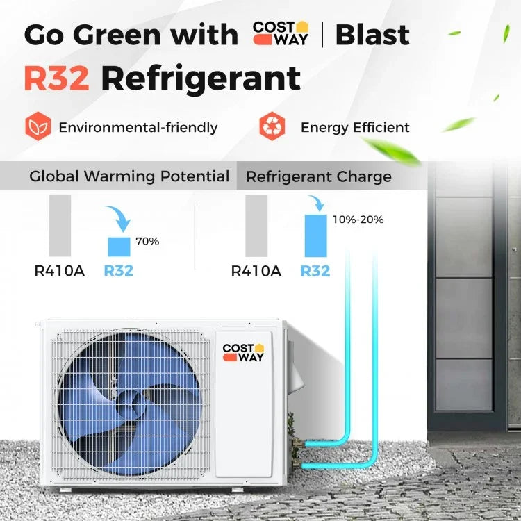Blast Series 12000 BTU 20 SEER2 115V Ductless Mini Split Air Conditioner and Heater - YOURISHOP.COM