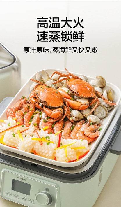 Buydeem electric steamer G67, Large Capacity, high-quality, Stainless Steel Steamer - YOURISHOP.COM