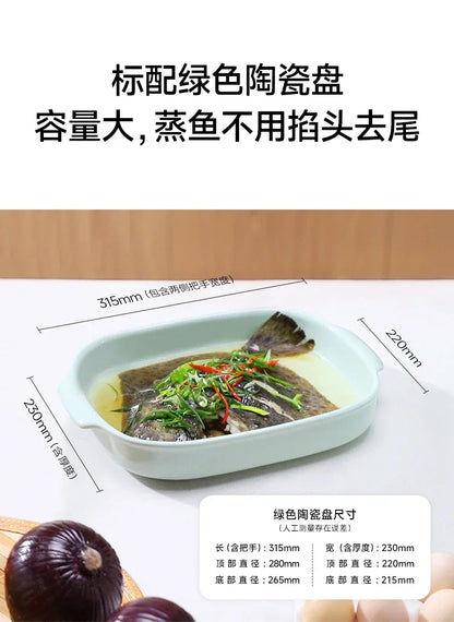 Buydeem electric steamer G67, Large Capacity, high-quality, Stainless Steel Steamer - YOURISHOP.COM