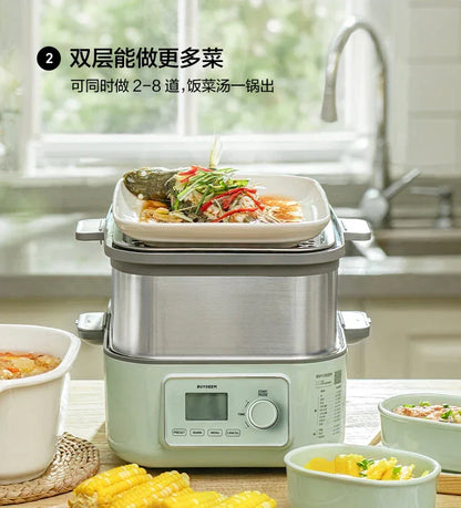 Buydeem electric steamer G67, Large Capacity, high-quality, Stainless Steel Steamer - YOURISHOP.COM