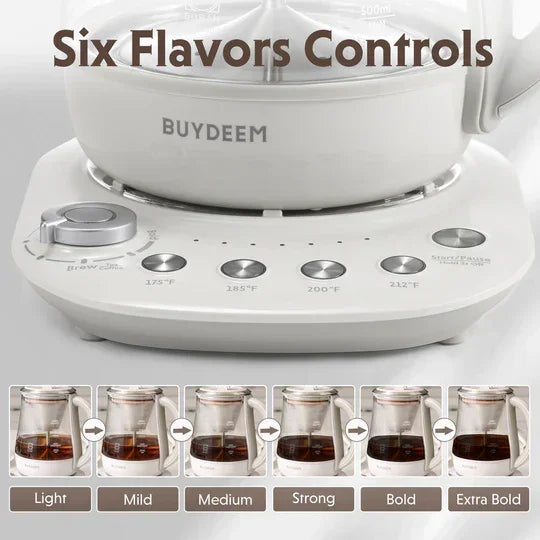 Buydeem K156 Electric Stream Brewer For Tea or Coffee - YOURISHOP.COM