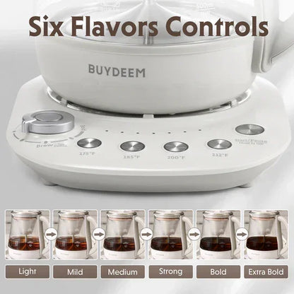 Buydeem K156 Electric Stream Brewer For Tea or Coffee - YOURISHOP.COM