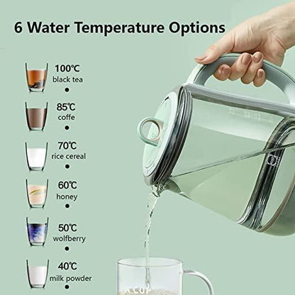 [BUYDEEM K2763] Health Pot, 11 Functions Health-Care Beverage Electric Kettle, Upgraded Version Fully Automatic Programmable Brew Cooker, 1.5 L, Light Green,Combi Health Pot - YOURISHOP.COM
