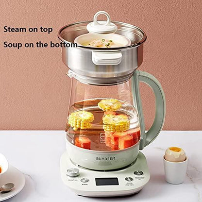 [BUYDEEM K2763] Health Pot, 11 Functions Health-Care Beverage Electric Kettle, Upgraded Version Fully Automatic Programmable Brew Cooker, 1.5 L, Light Green,Combi Health Pot - YOURISHOP.COM