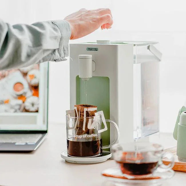 Buydeem Water Dispenser S9013: Desktop Instant Hot Water Dispenser, Light Shirt Green, 3L - YOURISHOP.COM