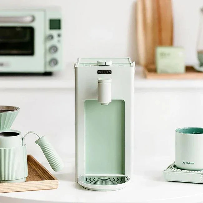 Buydeem Water Dispenser S9013: Desktop Instant Hot Water Dispenser, Light Shirt Green, 3L - YOURISHOP.COM