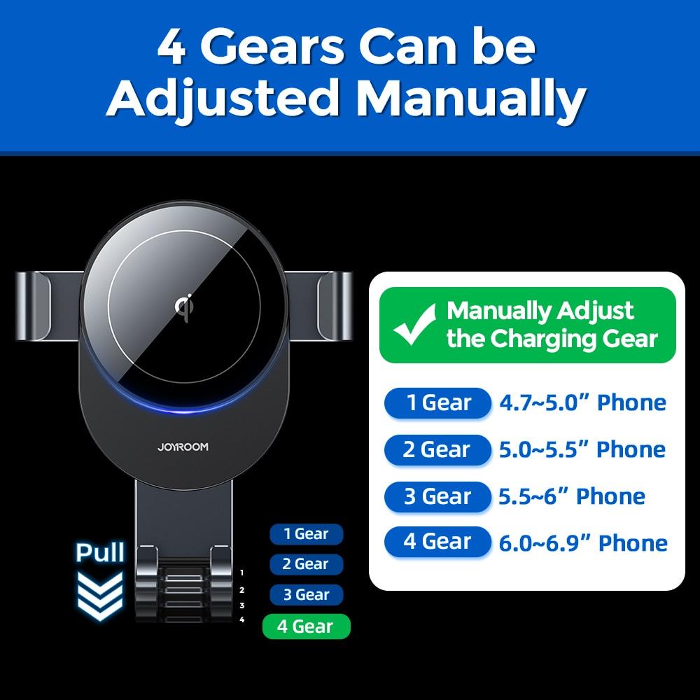 Car Phone Holder 15W Fast Wireless Charger For iPhone 13 12 Pro Max Xiaomi Huawei Samsung S10 Fast Charging Mobile Phone Holder - YOURISHOP.COM