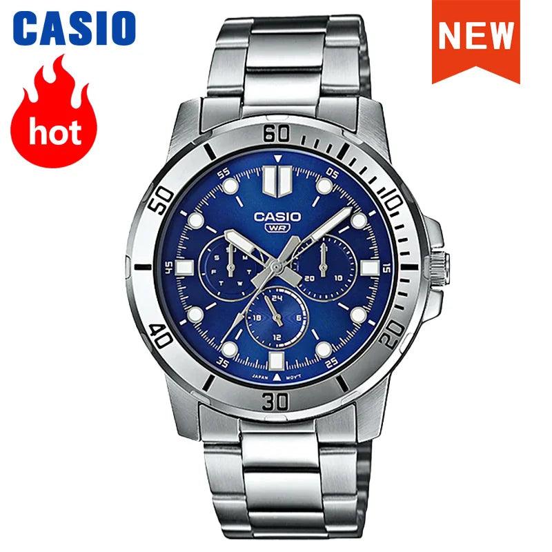 Casio watch men's top luxury suit quartz watch military sports leisure waterproof luminous electronic men watch MTP-VD300D-2E - YOURISHOP.COM