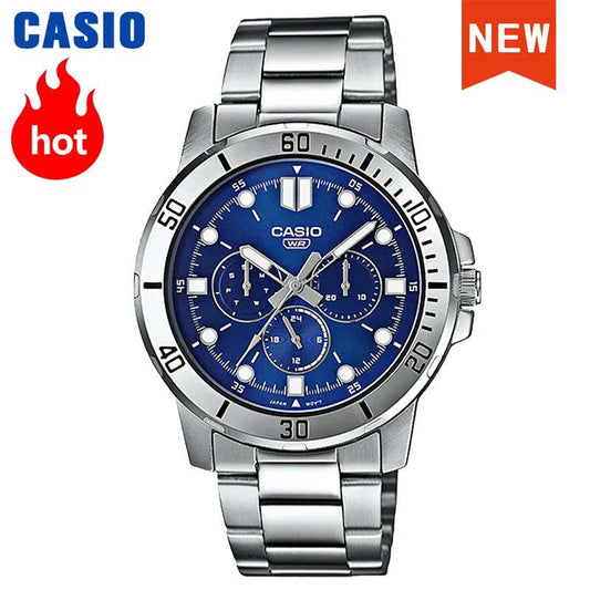Casio watch men's top luxury suit quartz watch military sports leisure waterproof luminous electronic men watch MTP-VD300D-2E - YOURISHOP.COM