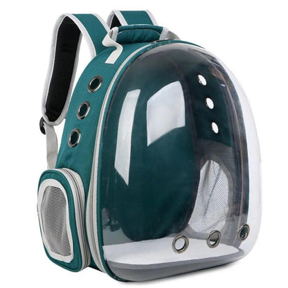 Cat Pet Carrier Backpack Transparent Capsule Bubble Pet Backpack Small Animal Puppy Kitty Bird Breathable Pet Carrier for Travel - YOURISHOP.COM