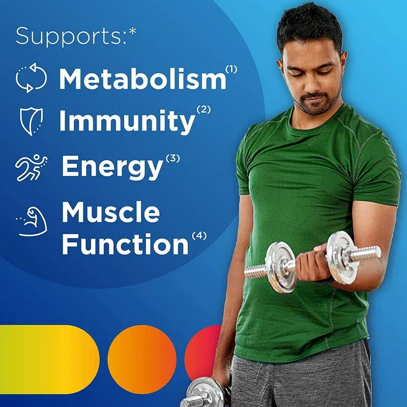 Centrum Multivitamin for Men and Mineral Supplements, Energy Support, Muscle Mass, Immune System, Antioxidants - YOURISHOP.COM