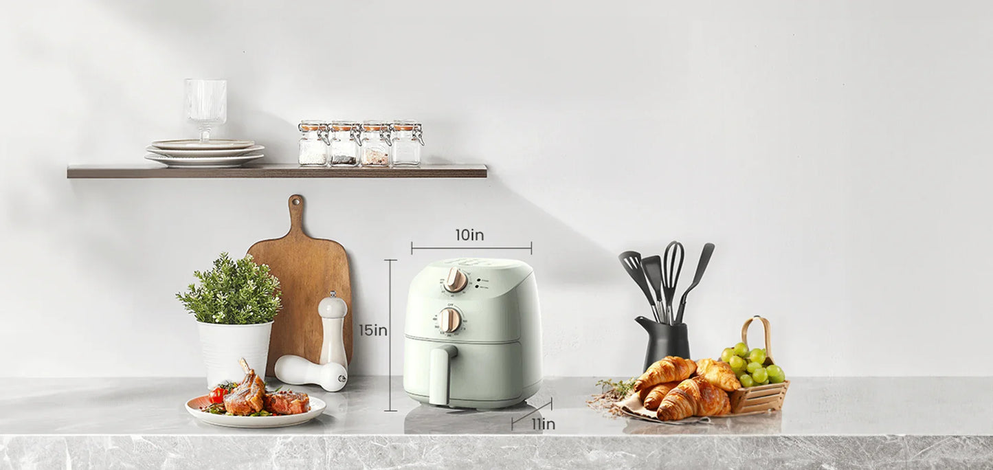 Comfee Air Fryer CAF201B0BPG | 2.2 Quart | Compact | Yourishop.com - YOURISHOP.COM