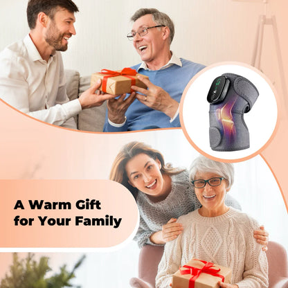 Cordless Heated Massager for Knee Shoulder Elbow, Heating Knee Brace With Vibration for Relaxing Knee Shoulder Elbow, 3 Adjustable Intensity and Temperature With Extension Strip - YOURISHOP.COM