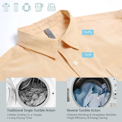 Costway 1.5 cuft Stainless Steel Drum Wall-mounted Dryer | Compact and Efficient | Yourishop.com - YOURISHOP.COM