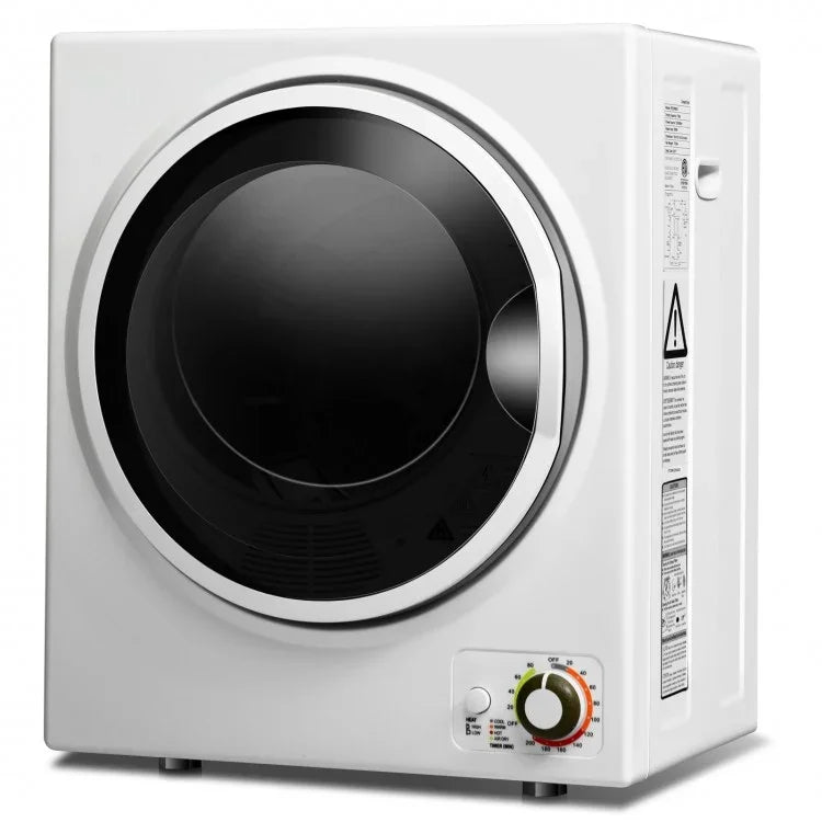 Costway 1.5 cuft Stainless Steel Drum Wall-mounted Dryer | Compact and Efficient | Yourishop.com - YOURISHOP.COM