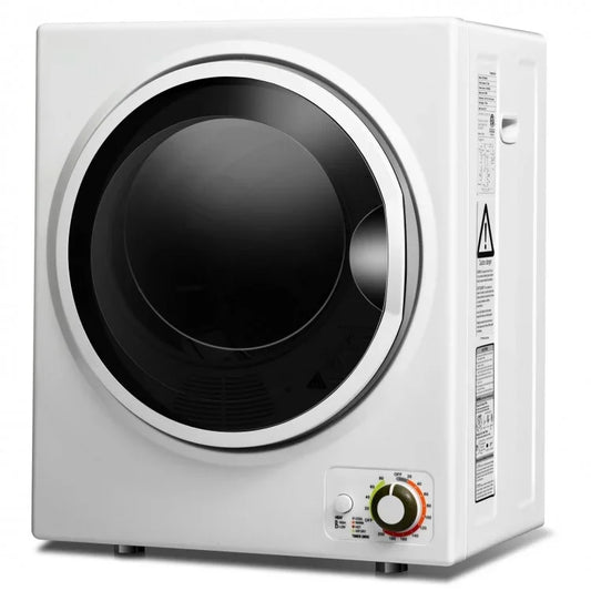 Costway 1.5 cuft Stainless Steel Drum Wall-mounted Dryer | Compact and Efficient | Yourishop.com - YOURISHOP.COM