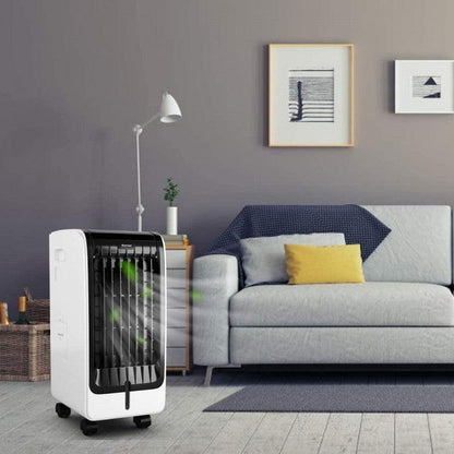 Costway air cooler EP23430 | 6 L large-capacity water tank| Cooling Evaporative Fan with 3-Speed| 8H Timer Function - YOURISHOP.COM