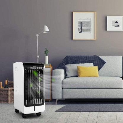 Costway air cooler EP23430| 6 L large-capacity water tank| Cooling Evaporative Fan with 3-Speed| 8H Timer Function - YOURISHOP.COM