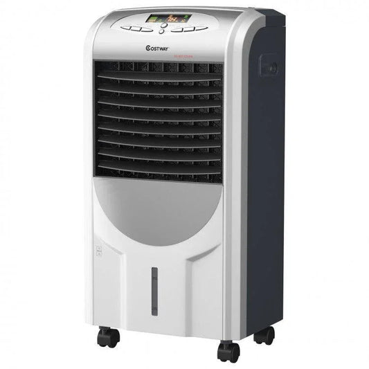 [Costway EP23664B] Portable Air Cooler Fan with Heater and Humidifier Function - YOURISHOP.COM