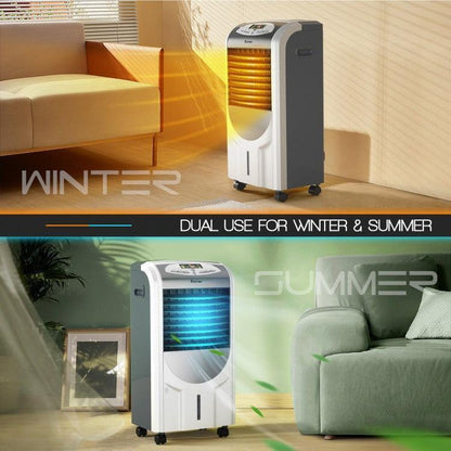 [Costway EP23664B] Portable Air Cooler Fan with Heater and Humidifier Function - YOURISHOP.COM