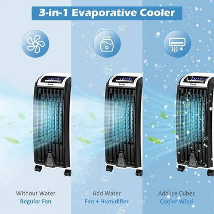 COSTWAY EP23666A Air Cooler| Evaporative| Portable| 3 Wind Modes and Timer - YOURISHOP.COM