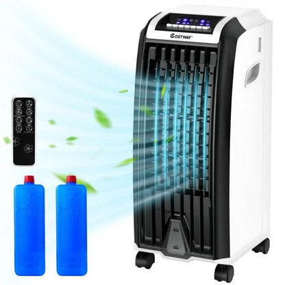 COSTWAY EP23666A Air Cooler| Evaporative| Portable| 3 Wind Modes and Timer - YOURISHOP.COM
