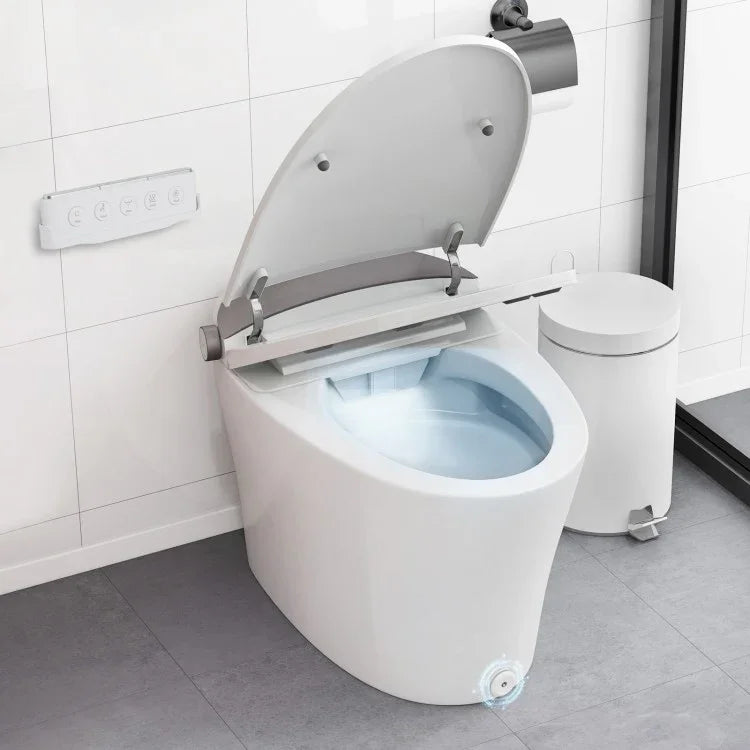 Costway Smart Toilet BA8182US, One-Piece, 1.28 GPF, Elongated size, Night Light - YOURISHOP.COM